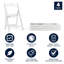 Thornfeldt Upholstered Folding Event Chairs with Padded Seats-1525753367