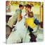Soda Jerk by Norman Rockwell - Wrapped Canvas Painting-2037139794