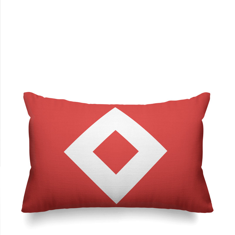 Coussin décoratif intérieur / extérieur Seven, Corail