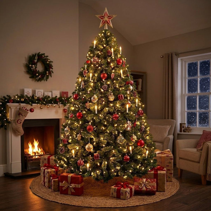 Sapin de Noël artificiel Prelit Fluffy Noble