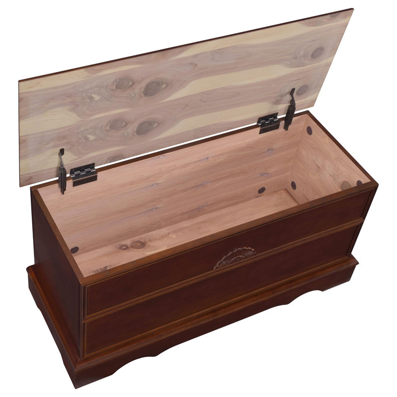 Garrard Wood Accent Trunk, Warm Brown