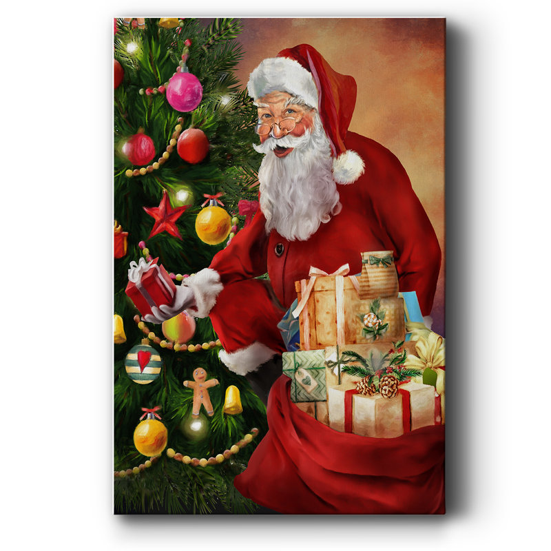 " Santa's Presents ", 18" H x 12" W 1.5" D