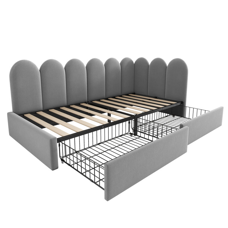 Solid Wood Daybed, Grey
