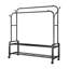 125cm Rolling Industrial Pipe Clothing Rack