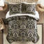 - 4 pièces Édredon très grand 2022, style exquis, édredon en chenille, dossier solide, fermetures à glissière cachées sur les taies décoratives, avec aspect satiné antique, 1 certification améliorée, design, face, revers, look, 2