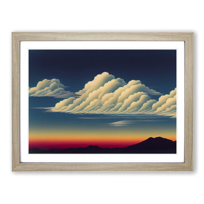 Dramatic Clouds - Single Picture Frame Print