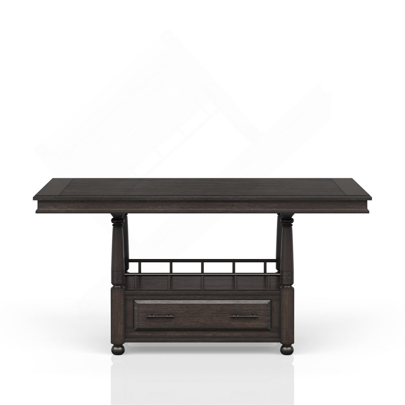 Deep Coffee Counter Height Dining Table