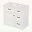Meuble-lavabo de salle de bain avec lavabo, pour le rangement et l'organisation modernes-607560694