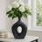 Vannorman Ceramic Sculptural Cut-Out Table Vase -164120120-164120125