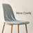 4- Person Dining Table Sets With Extendabe Oval Table & 4 Upholstered Dining Chairs-2009704039