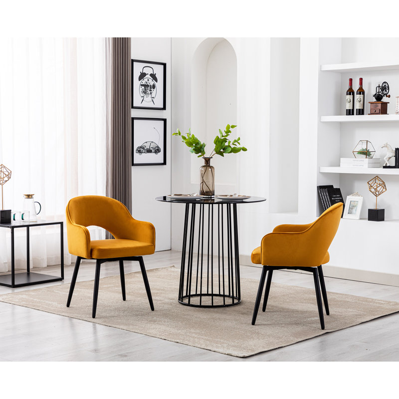 EWX19027DC 47cm H Side Chair, Yellow
