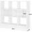 Ebern Designs Bookcase, 8 Cube Open Storage Organizer Display Bookshelf-166904618-166904017