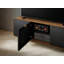 8077 - Plume Triple Media Cabinet - Natural Walnut