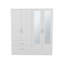 Armoire, chambre à coucher, blanc