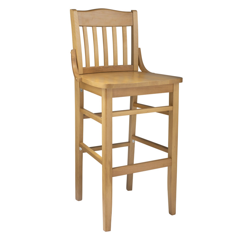 Tabouret de comptoir bar & Kershaw, Naturel, Tabouret de bar (assise de 30 po de hauteur)