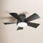 Vox 5 - Blade Indoor/Outdoor Smart Flush Mount Ceiling Fan with Remote Control and LED Light Kit-32650280-32650284