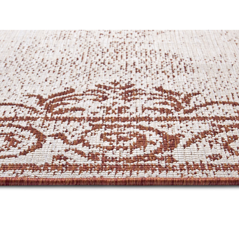 Cebu Flatweave Faded Cayenne Rug, Rectangle 200 x 290cm
