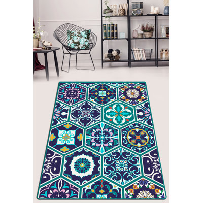 Scruggs Abstract Shag Area Rug
