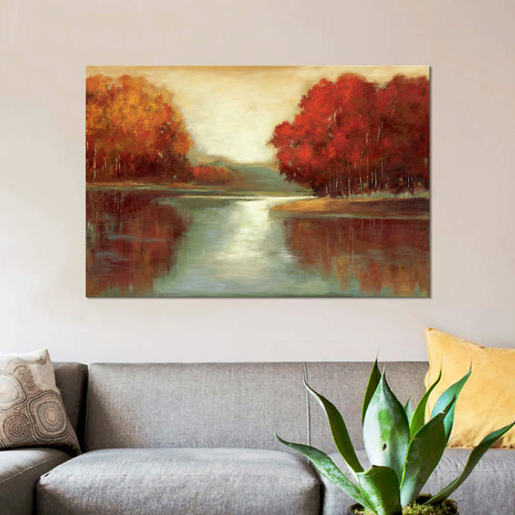 « vanille sky », impression sur toile, H 26 po x l 40 po x P 1,5 po