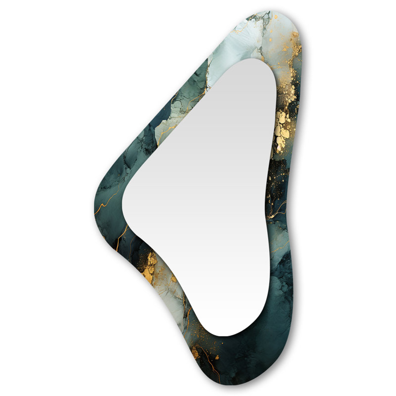 Miroir mural asymétrique en marbre Niam