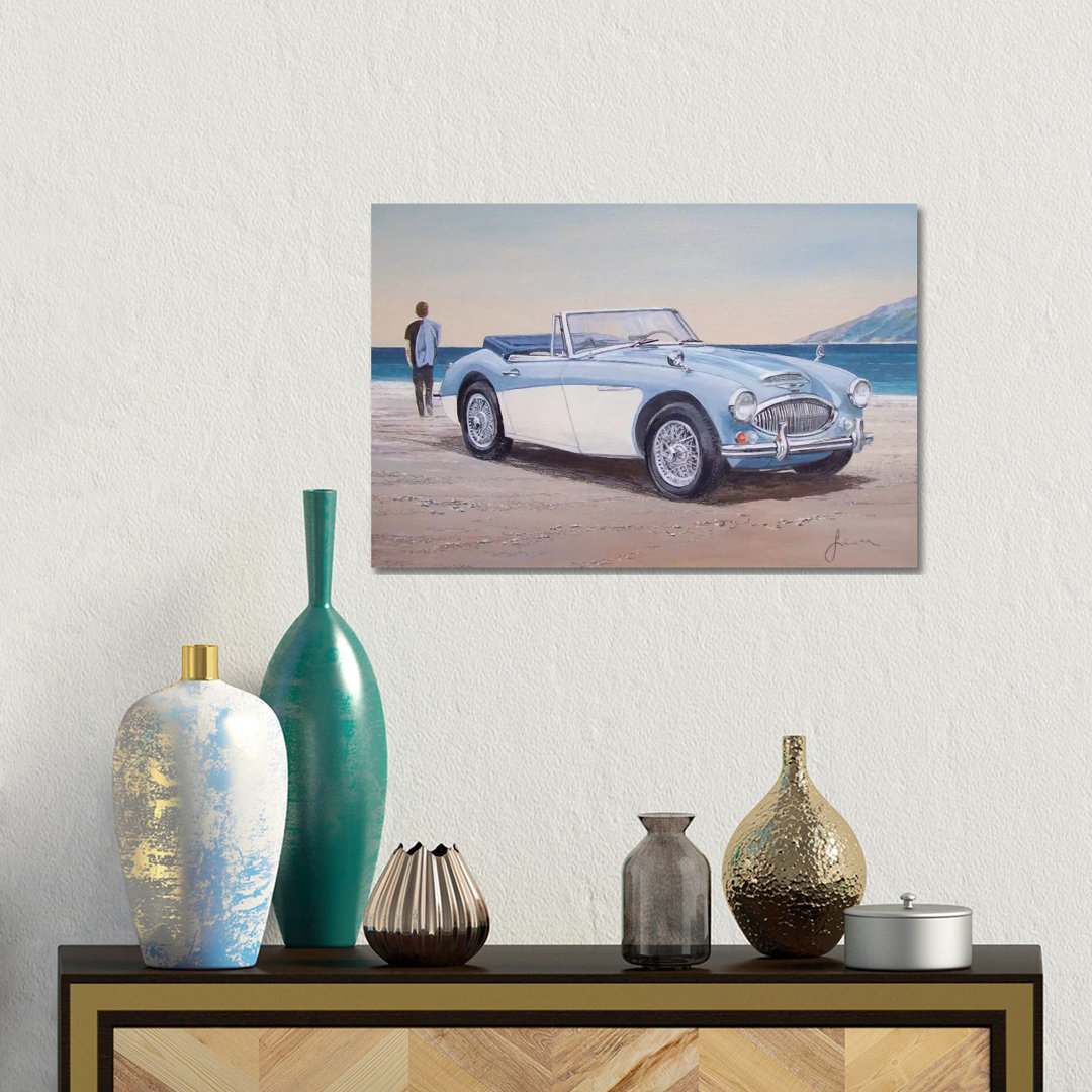 1963 Austin Healey 3000 Mark III BJ8 by Sinisa Saratlic - No Frame Gallery-Wrapped Canvas Giclée on Canvas