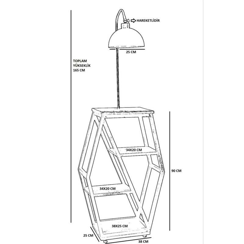 Lampe sur pied Luro