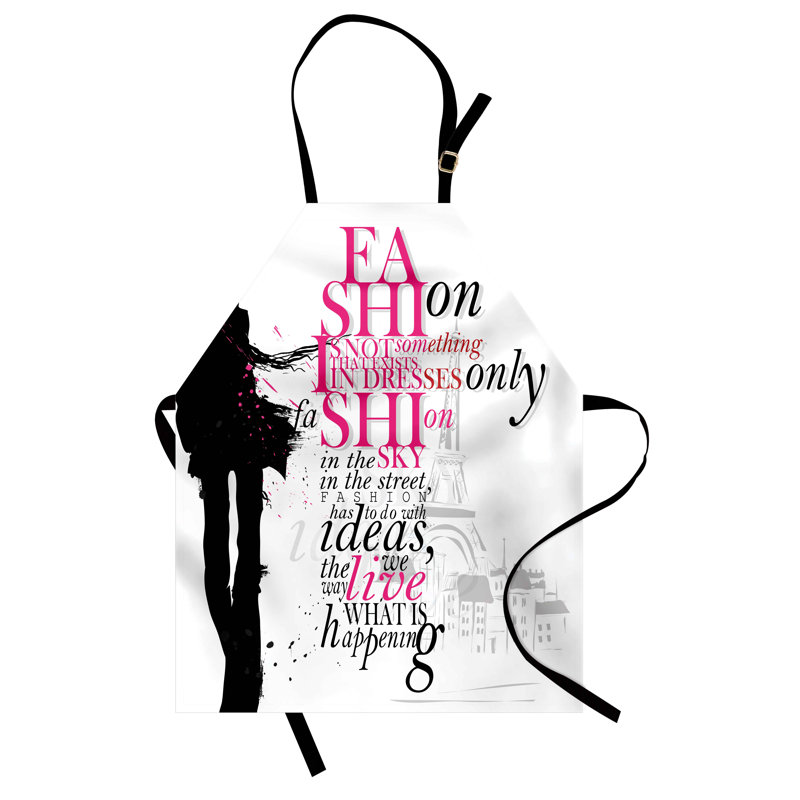 No Pattern Bib Apron