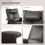 Shavondra Massage Recliner Chair with Footstool and Hidden Storage-760149204