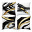 4 housses de coussin décoratives à motif graffiti abstrait 4 pièces