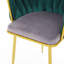 Fauteuil large en velours 22,8 po Reimo-604441392