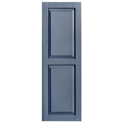 Exterior Vinyl Raised Panel Shutter Single