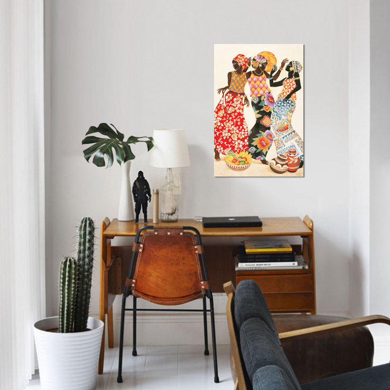 «Jubilation» par Keith Mallett, impression sur toile tendue, H 60 po x l 40po x P 1,5 po, Toile tendue, Pas de tapis