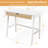 Solid Wood Base Computer Desk-932145371