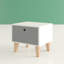 Aleana 53.5cm W Solid + Manufactured Wood Bedside Table