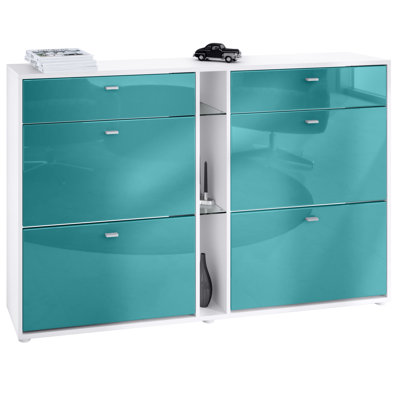 Agisilaos 32 Pair Flip Down Shoe Storage