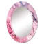 Miroir mural rose et bleu abstrait II-1333247437