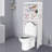 Stutsman Plastic Storage Rack above Bathroom Toilet