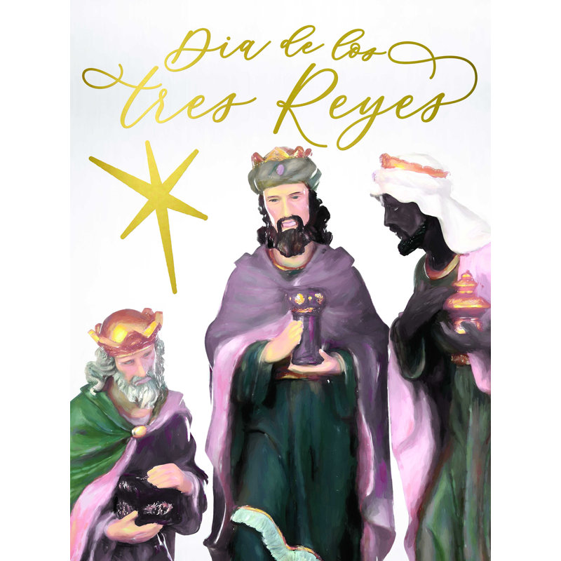 «Dia De Los Tres Reyes», reproduction sur toile tendue, H 16 po x l 12 po