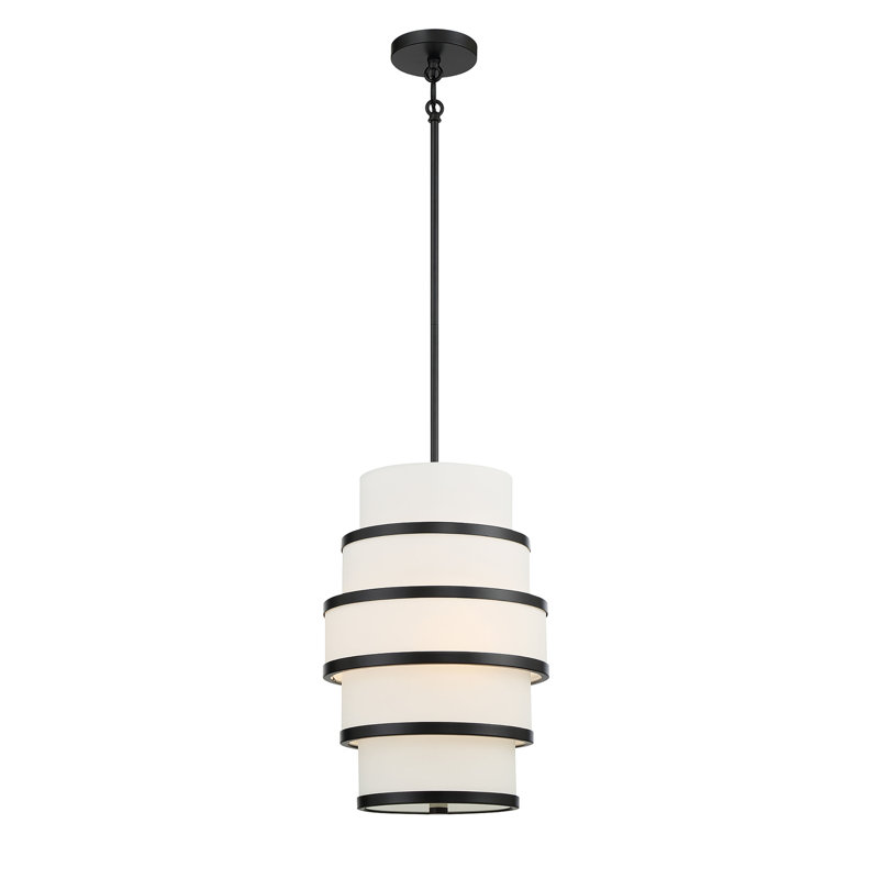 Luminaire suspendu cylindrique à 3 lumières Asfak