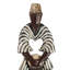 Novica Welcome Drum Wood Sculpture