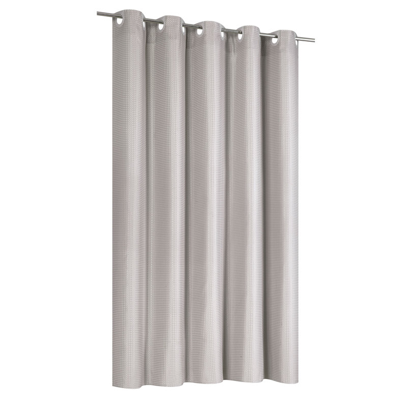 Rideau de douche en vinyle couleur unie Maplewood, Taupe, H 75 po x l 70 po