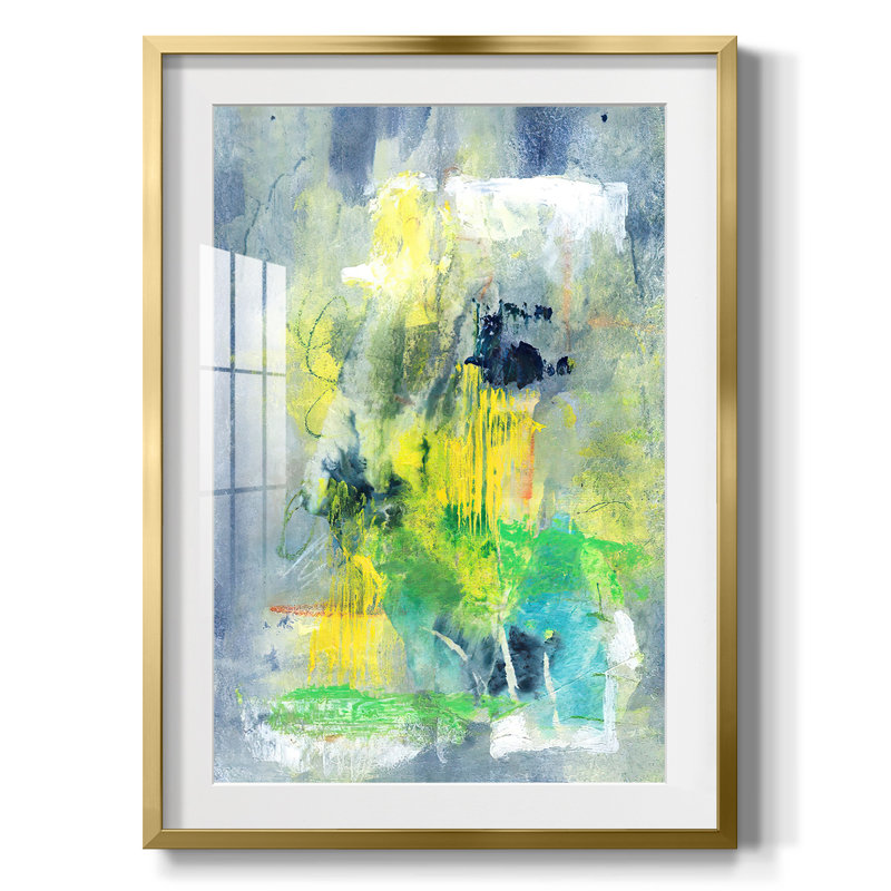 «Sweet Things I», impression encadrée, Doré