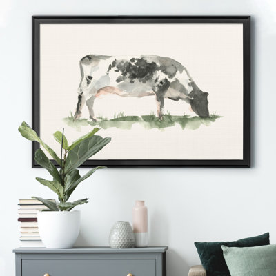 «Grazing Farm Animal I», impression sur toile encadrée