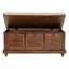 Banc de rangement à couvercle rabattable Almira-34338487