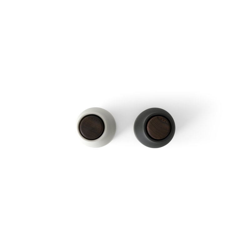 Bottle Grinder Ceramic Salt & Pepper Mill, Carbon/Ash