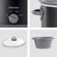Kenmore 5 Qt. Slow Cooker with Tempered Glass Lid and Simple Dial Control