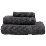 Ensemble de serviettes de bain en coton turc 3 pièces Herringbone