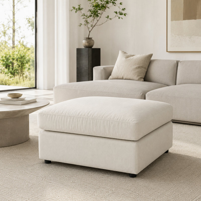 Modern Storage Ottoman for Modular Sofa