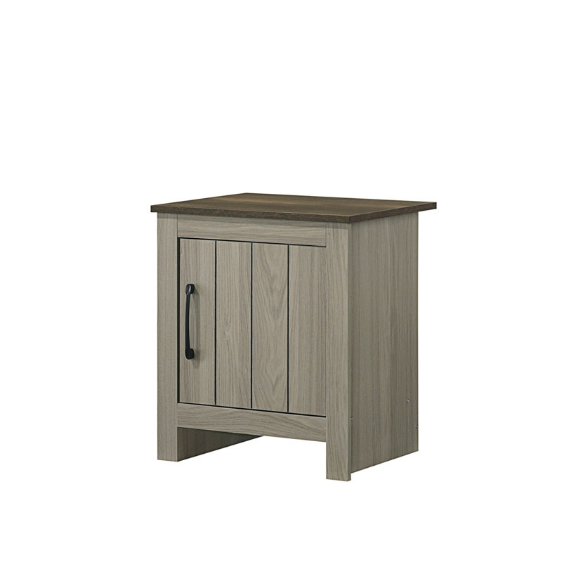 End Table, Side Table, Nightstand With 1 Door, Bed Side Table