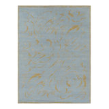 Art Deco Hand Knotted Wool Geometric Area Rug